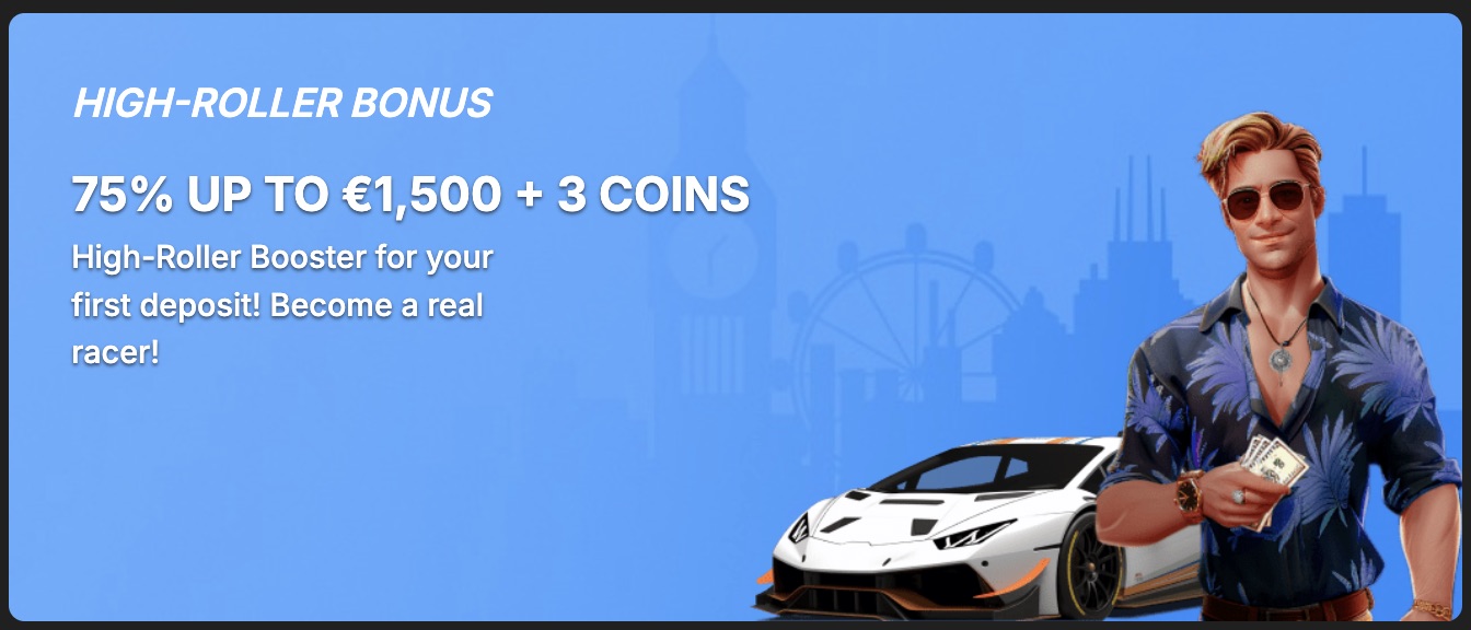 Need For Spin High Roller Bonus